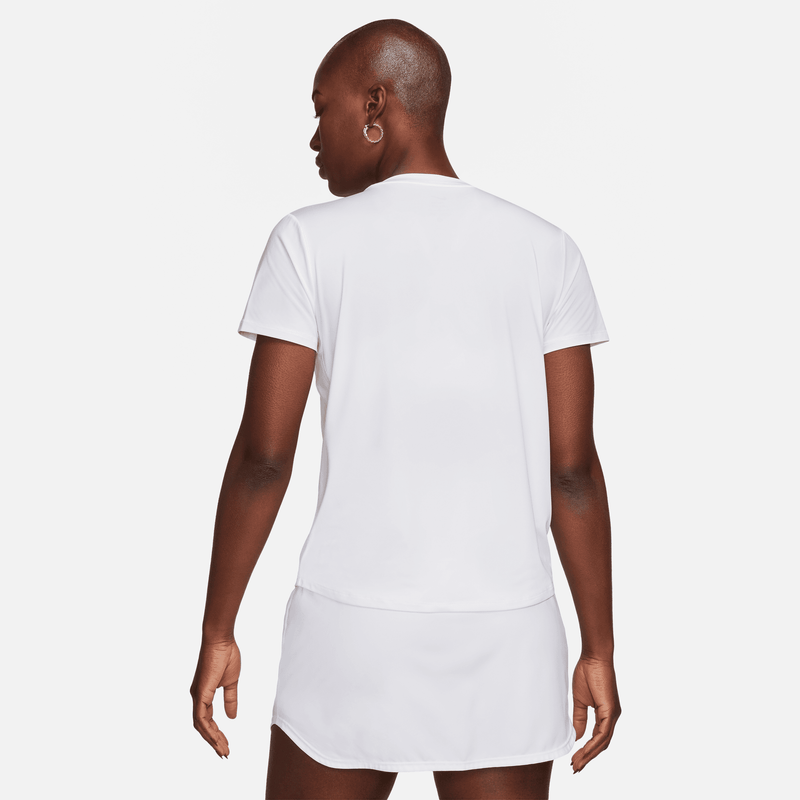 Women's One Classic DRI-FIT Sort-Sleeve Top (100 - White/Black)
