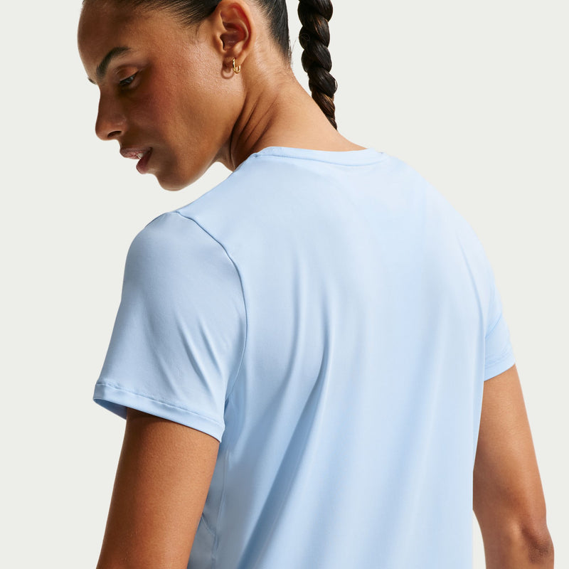 Women's One Classic Dri-FIT Sort-Sleeve Top (408 - Hydrogen Blue/White)