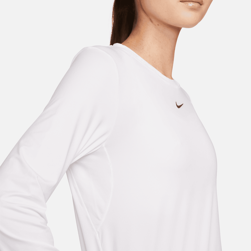 Women's One Classic DRI-FIT Long-Sleeve Top (100 - White/Black)