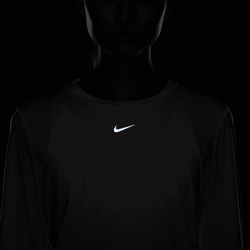 Women's One Classic DRI-FIT Long-Sleeve Top (100 - White/Black)