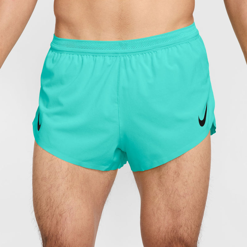 Men's Aeroswift Dri-FIT ADV 2" Brief-Lined Running Shorts (354 - Hyper Turquoise/Black)
