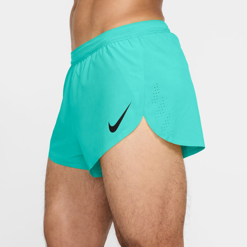 Men's Aeroswift Dri-FIT ADV 2" Brief-Lined Running Shorts (354 - Hyper Turquoise/Black)