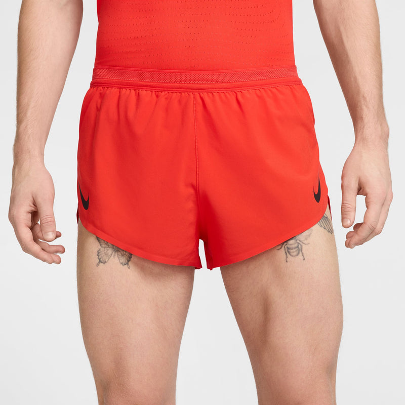 Men's Aeroswift Dri-FIT ADV 2" Brief-Lined Running Shorts (696 - LT Crimson/Black)
