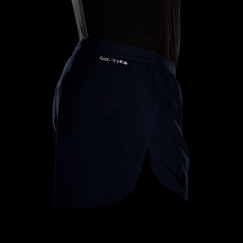 Men's Aeroswift DRI-FIT ADV 4" Brief-lined Running Shorts (411 - Comet Blue/Black)