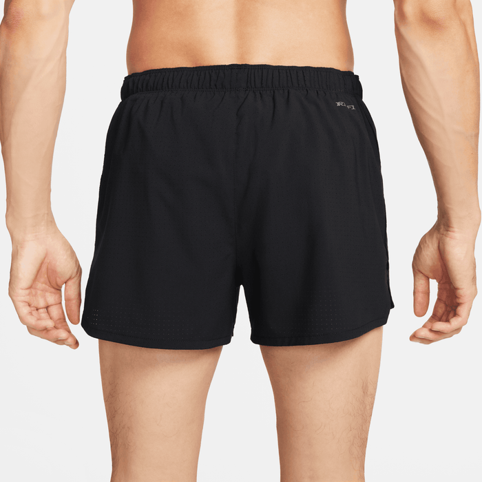 Men's Dri-FIT Fast 3" Brief-Lined Running Shorts (010 - Black/Black/Reflective Silver)