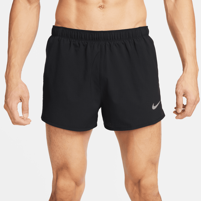 Men's Dri-FIT Fast 3" Brief-Lined Running Shorts (010 - Black/Black/Reflective Silver)