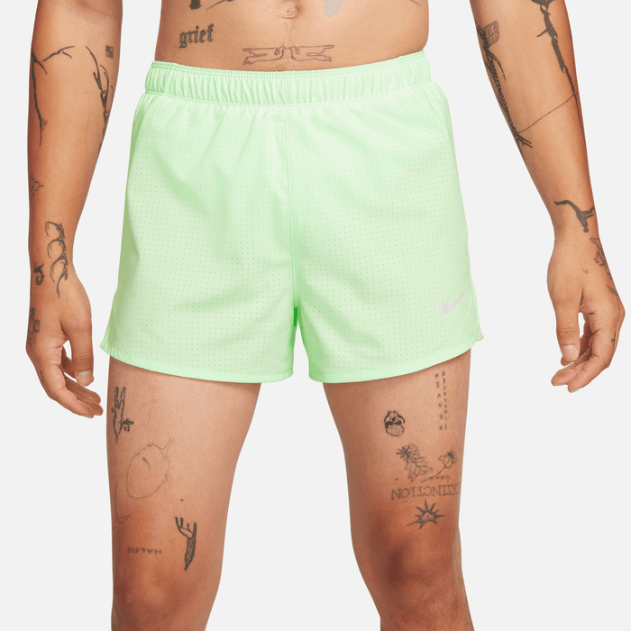Men's Dri-FIT Fast 3" Brief-Lined Running Shorts (376 - Vapor Green/Black/Reflective Silver)