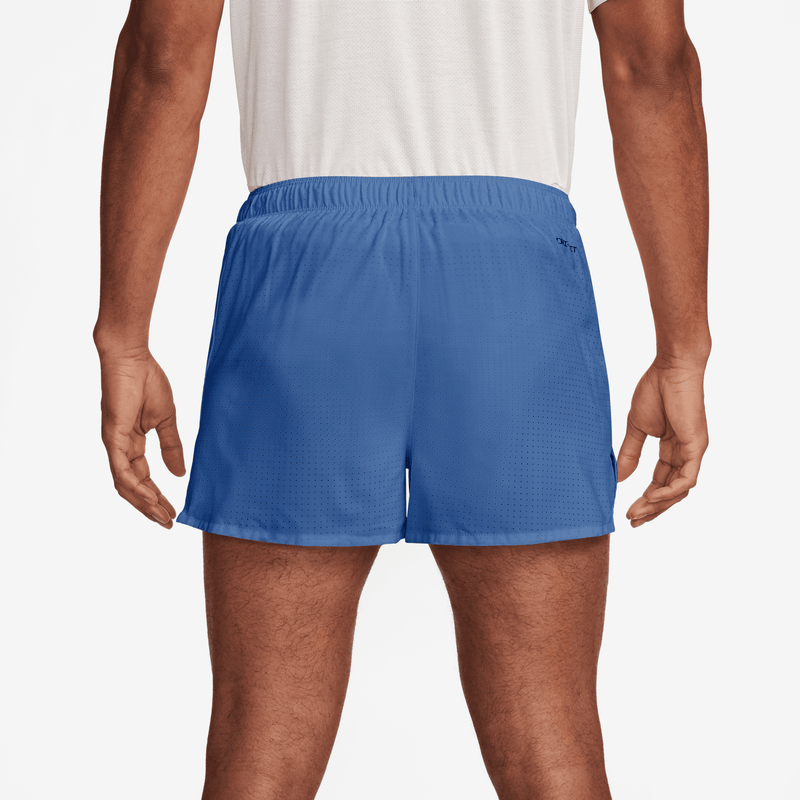 Men's Dri-FIT Fast 3" Brief-Lined Running Shorts (411 - Comet Blue/Black/Reflective Silver)