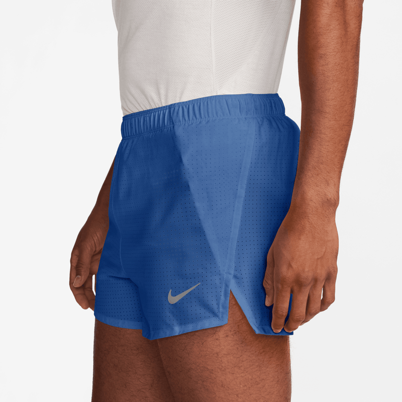 Men's Dri-FIT Fast 3" Brief-Lined Running Shorts (411 - Comet Blue/Black/Reflective Silver)
