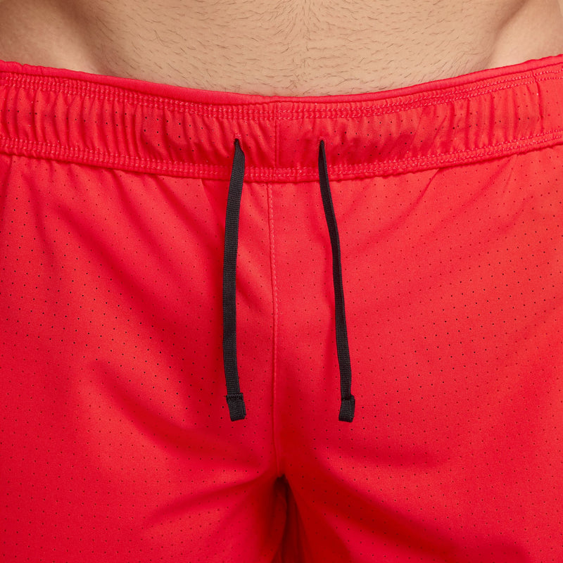Men's Dri-FIT Fast 3" Brief-Lined Running Shorts (696 - LT Crimson/Black/Reflective Silver)