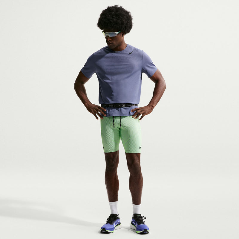 Men's Aeroswift DRI-FIT ADV Running 1/2 Length Tights (337 - Lime Blast/Steam/Light Silver/Black)