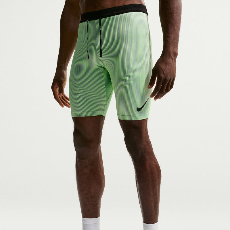 Men's Aeroswift DRI-FIT ADV Running 1/2 Length Tights (337 - Lime Blast/Steam/Light Silver/Black)
