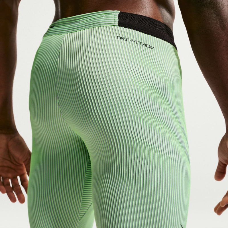 Men's Aeroswift DRI-FIT ADV Running 1/2 Length Tights (337 - Lime Blast/Steam/Light Silver/Black)