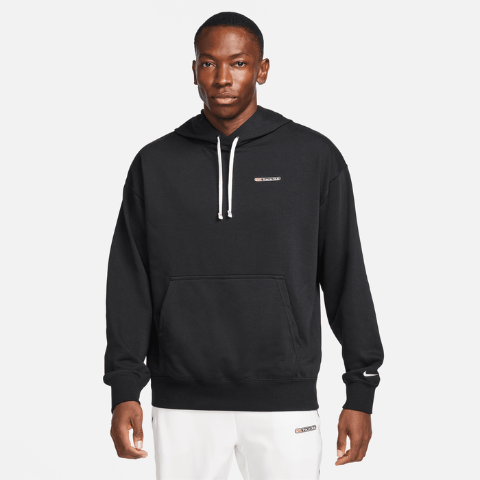 Nike Track Club DRI-FIT Fleece Running Pullover (010 - Black/Summit White)
