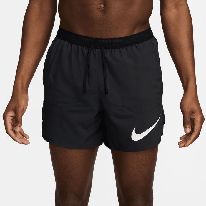 Men's Flex Stride Run Energy 5" Brief-Lined Running Shorts (010 - Black/Black/Photon Dust-White)