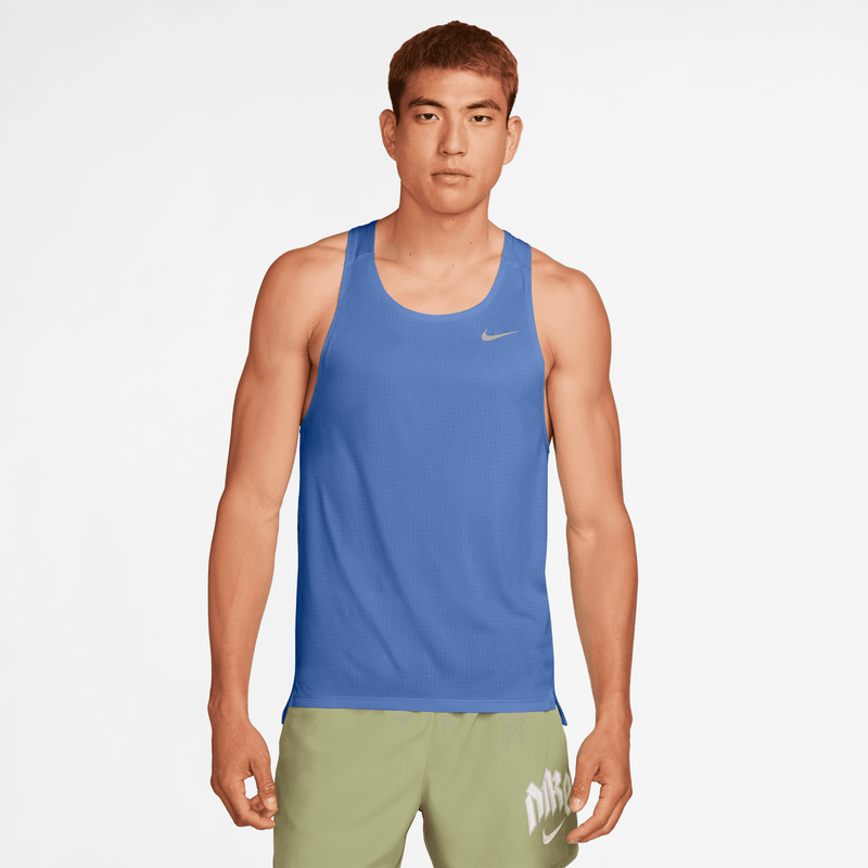 Men's Fast Dri-FIT Running Singlet (411 - Comet Blue/Reflective Silver)