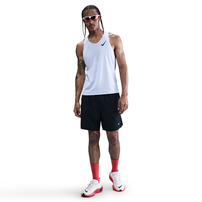 Men's AeroSwift Dri-FIT ADV Running Singlet (057 - Ghost/Black)