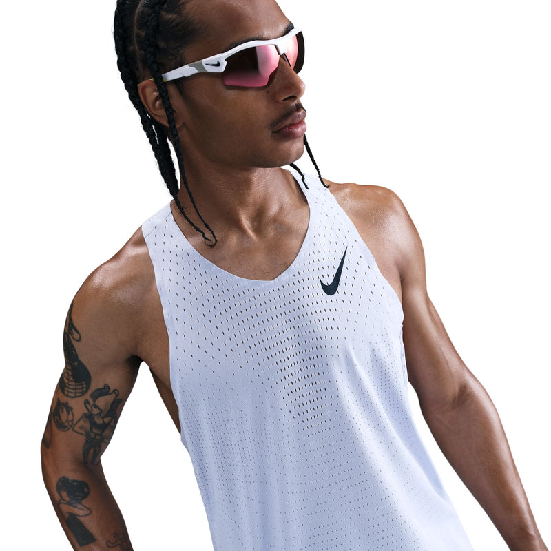 Men's AeroSwift Dri-FIT ADV Running Singlet (057 - Ghost/Black)