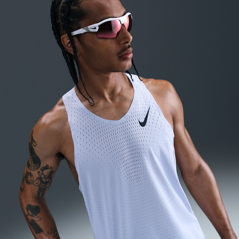 Men's AeroSwift Dri-FIT ADV Running Singlet (057 - Ghost/Black)