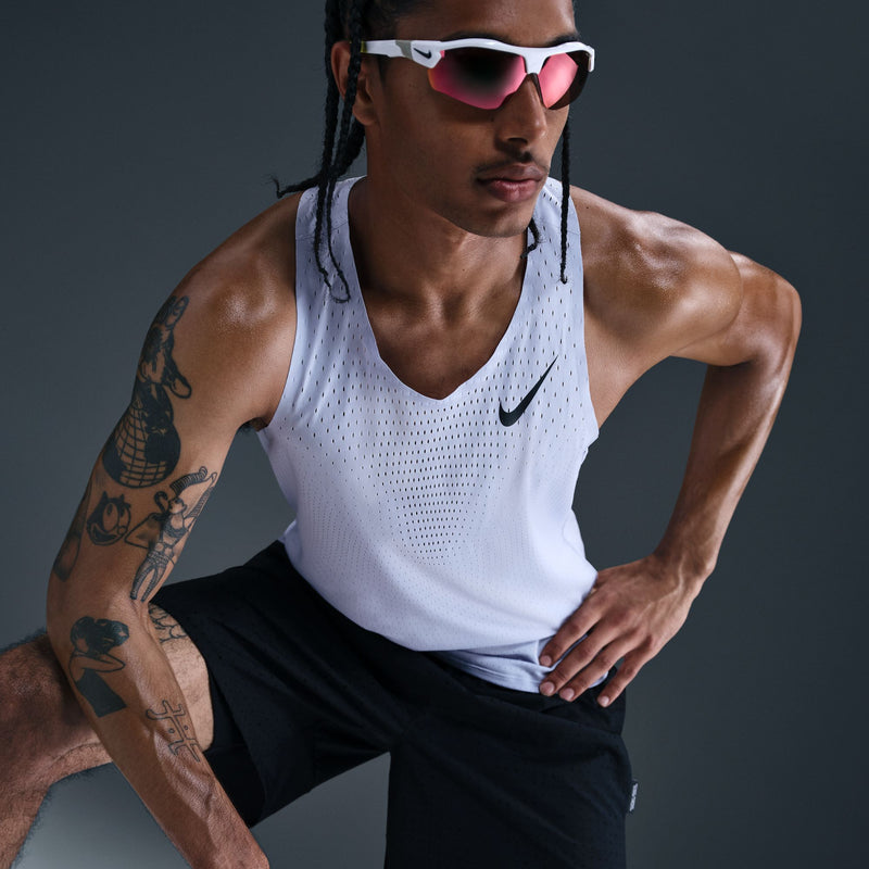 Men's AeroSwift Dri-FIT ADV Running Singlet (057 - Ghost/Black)