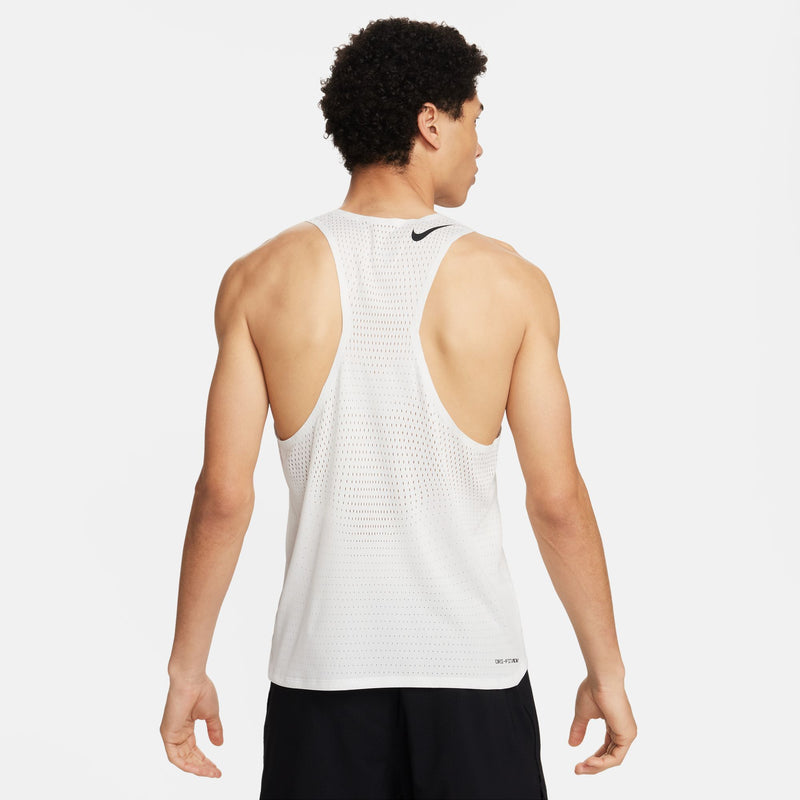 Men's AeroSwift Dri-FIT ADV Running Singlet (121 - Summit White/Black)