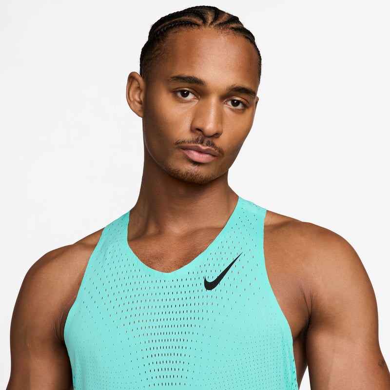 Men's AeroSwift Dri-FIT ADV Running Singlet (354 - Hyper Turquoise/Black)