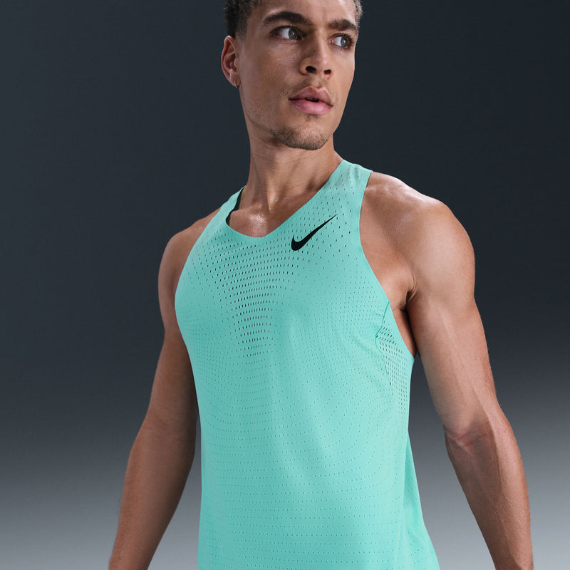 Men's AeroSwift Dri-FIT ADV Running Singlet (354 - Hyper Turquoise/Black)