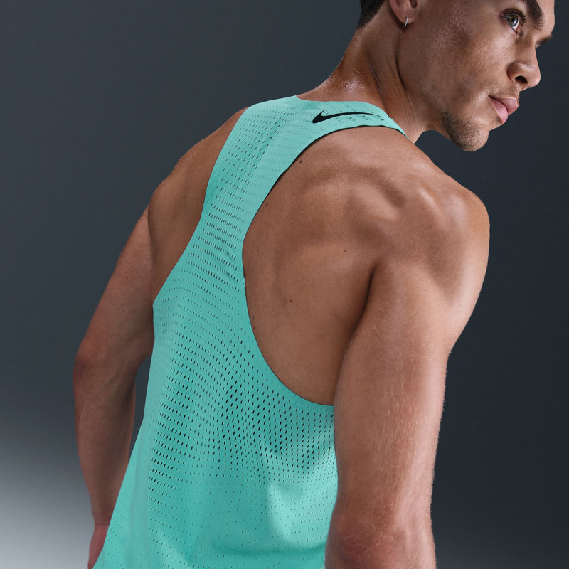 Men's AeroSwift Dri-FIT ADV Running Singlet (354 - Hyper Turquoise/Black)