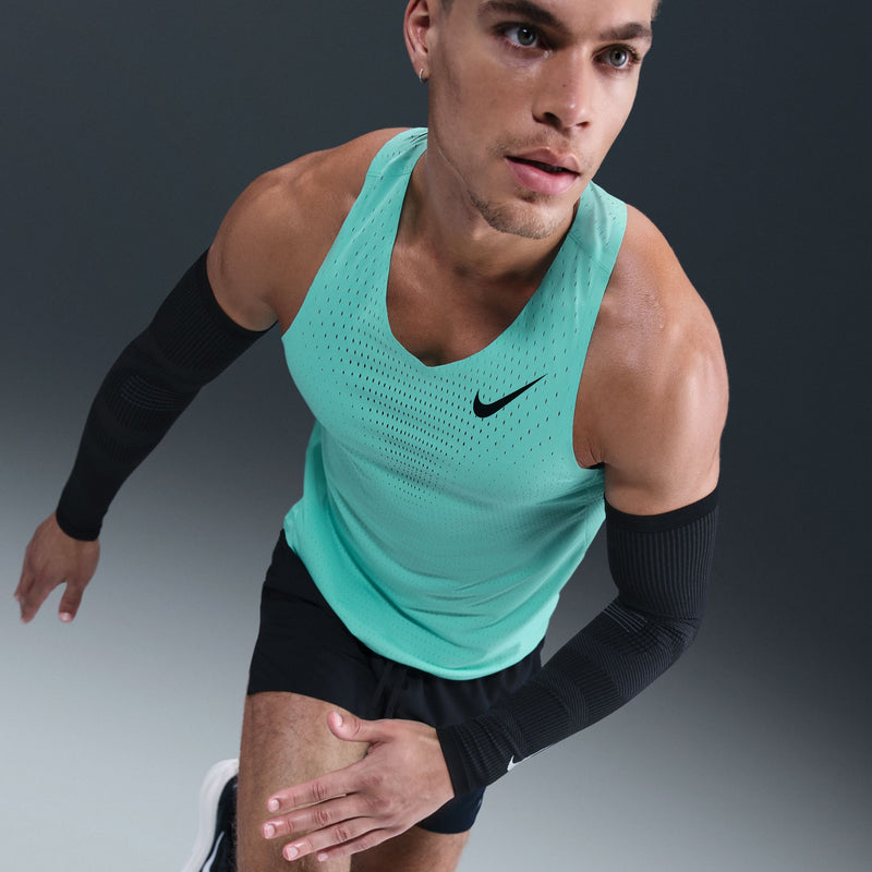 Men's AeroSwift Dri-FIT ADV Running Singlet (354 - Hyper Turquoise/Black)