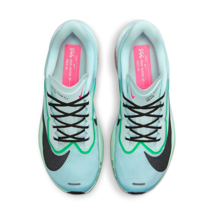 Men’s Zoom Fly 6 (402 - Glacier Ice/Black-Hyper Pink-Green Shock)
