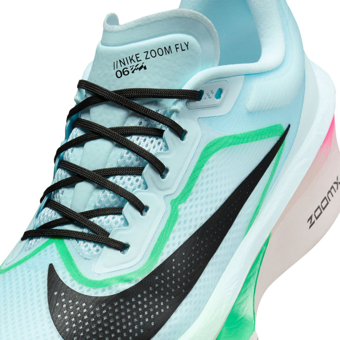 Men’s Zoom Fly 6 (402 - Glacier Ice/Black-Hyper Pink-Green Shock)
