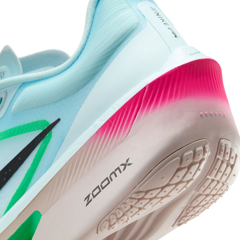 Men’s Zoom Fly 6 (402 - Glacier Ice/Black-Hyper Pink-Green Shock)