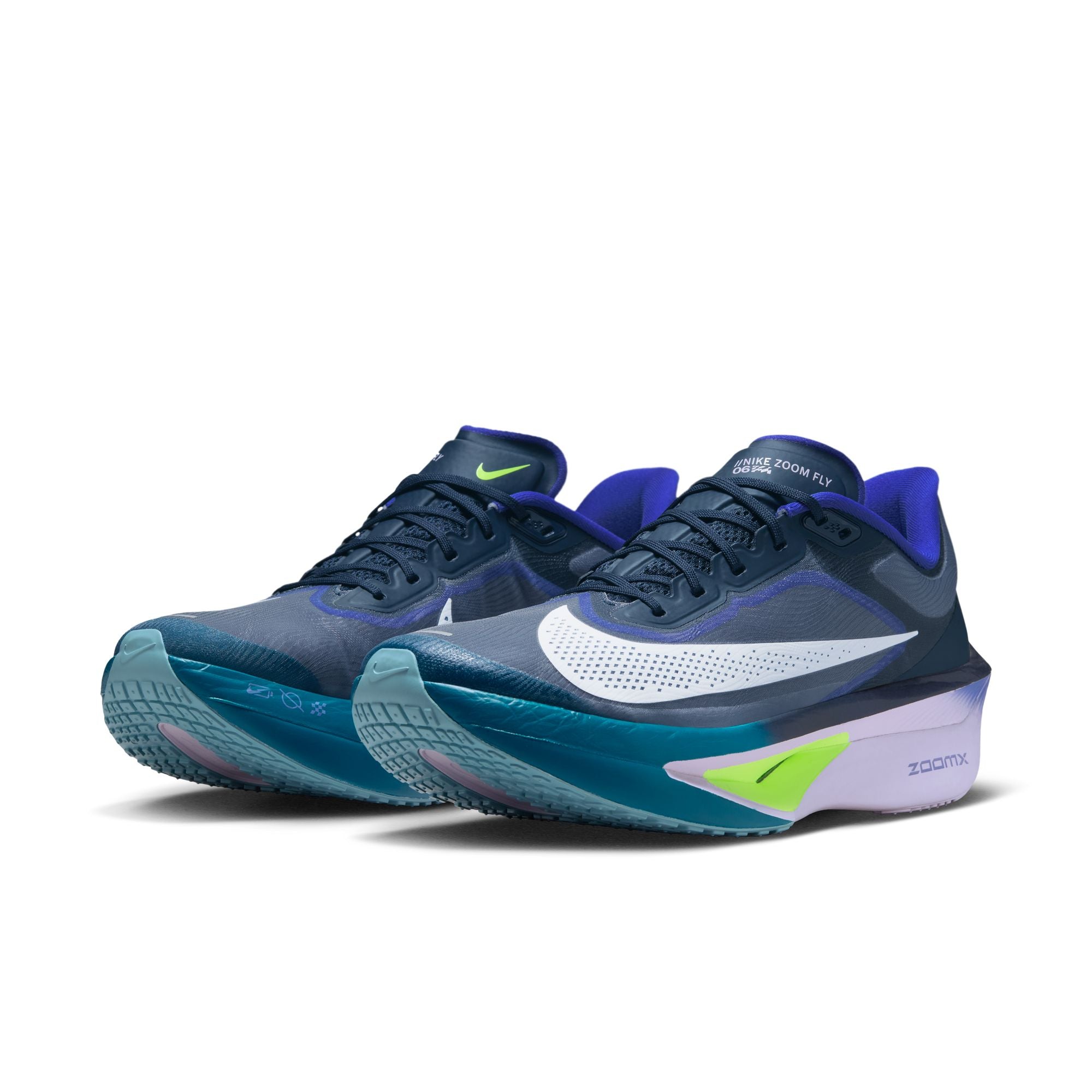 Men's Zoom Fly 6 (403 - Obsidian/White-Persian Violet-Volt) — TC