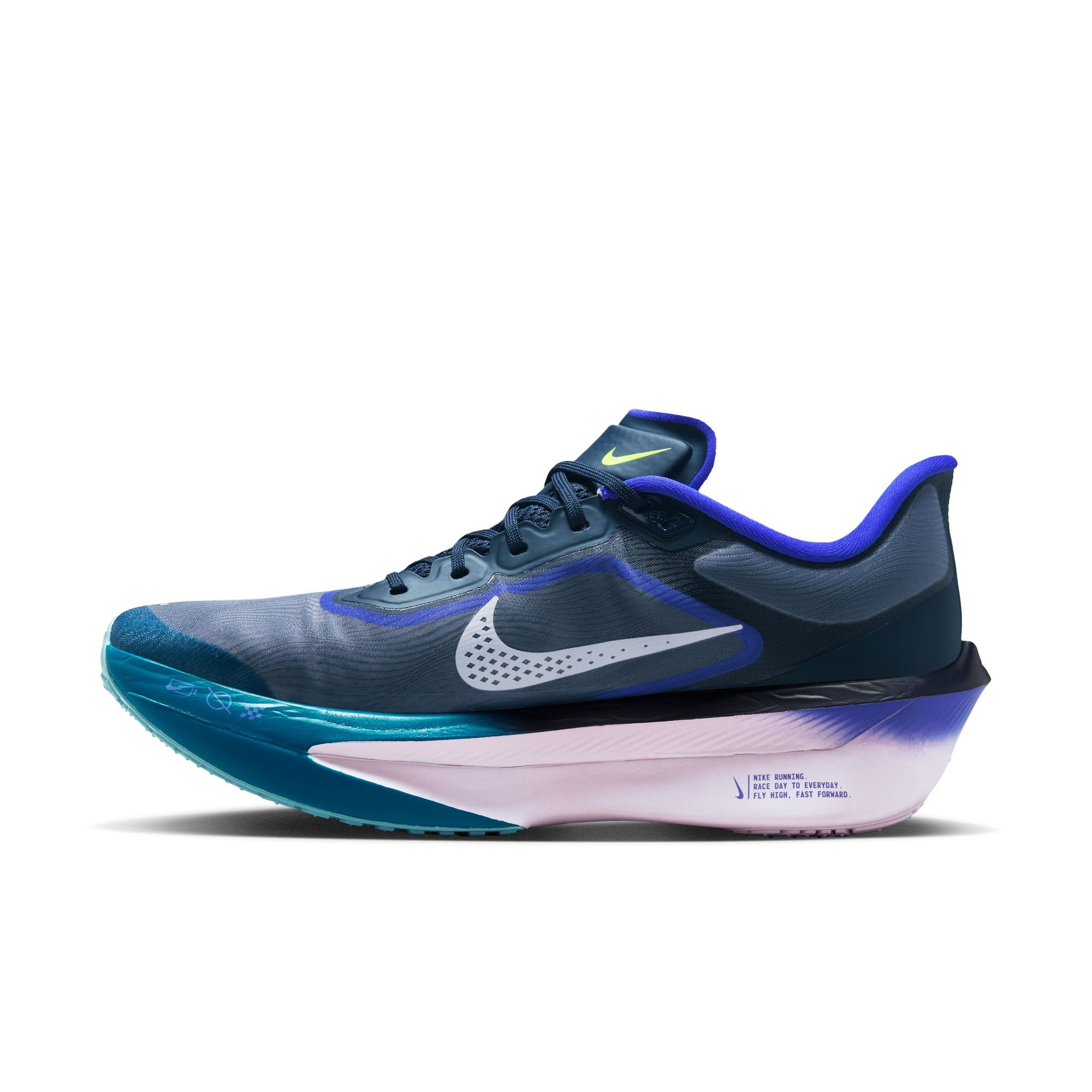Men's Zoom Fly 6 (403 - Obsidian/White-Persian Violet-Volt) — TC