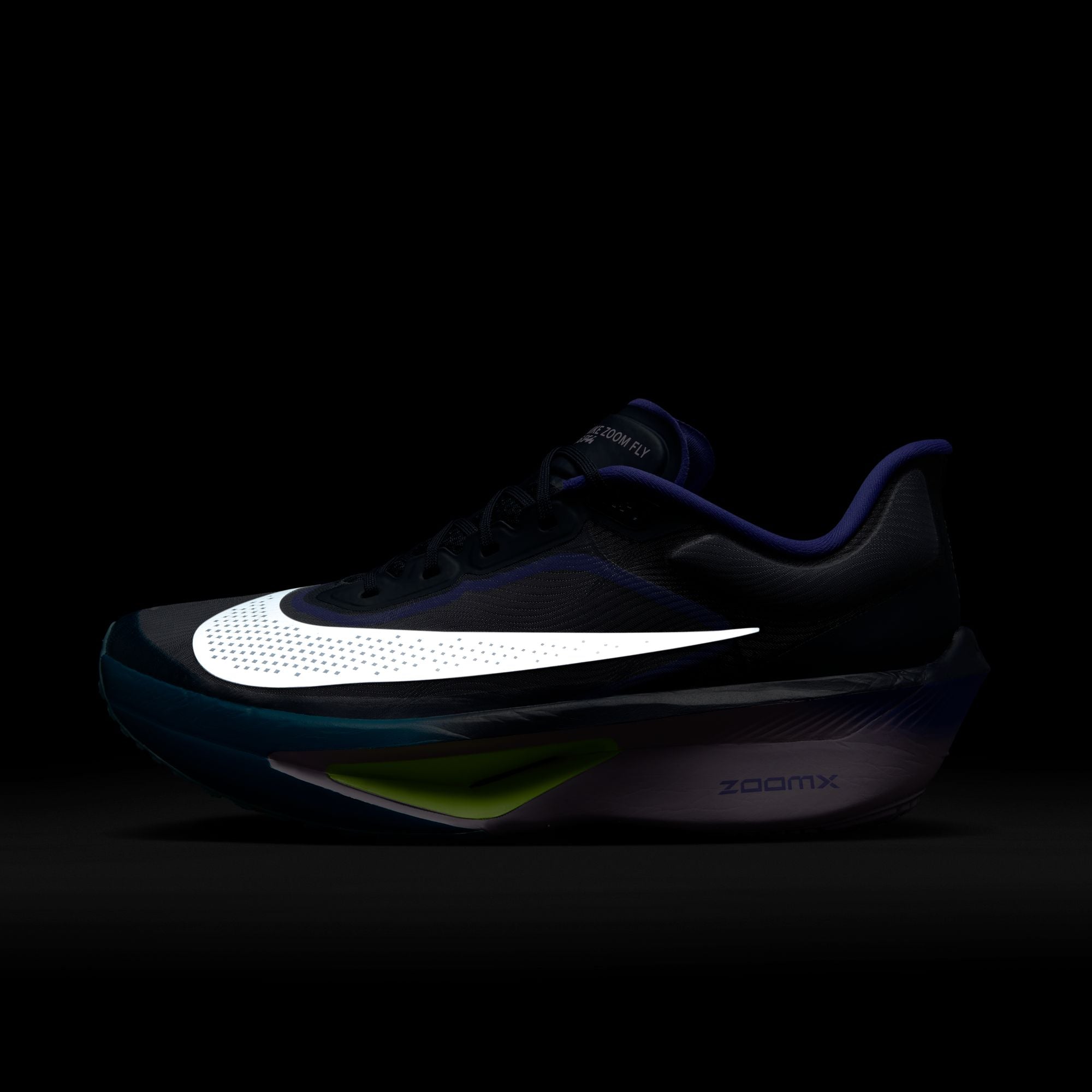 Men's Zoom Fly 6 (403 - Obsidian/White-Persian Violet-Volt) — TC