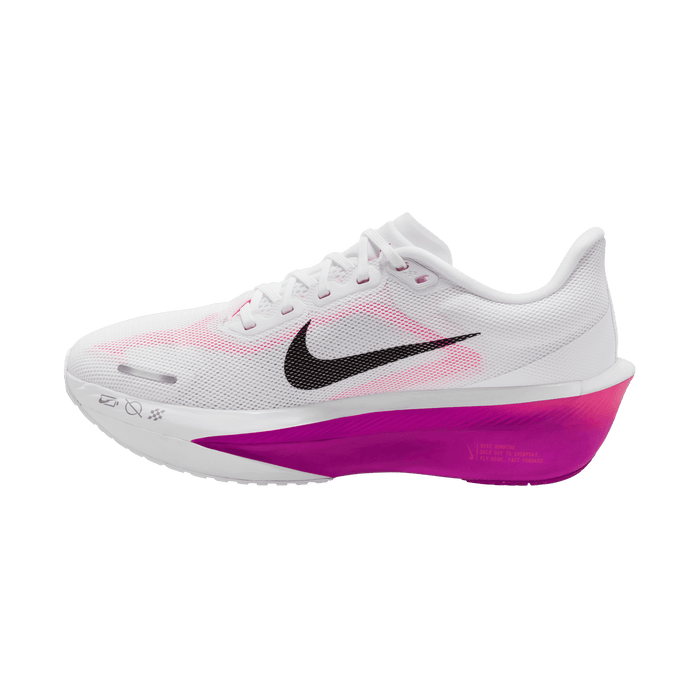 Women’s Zoom Fly 6 (101 - White/Black-Vivid Grape-Hyper Pink)