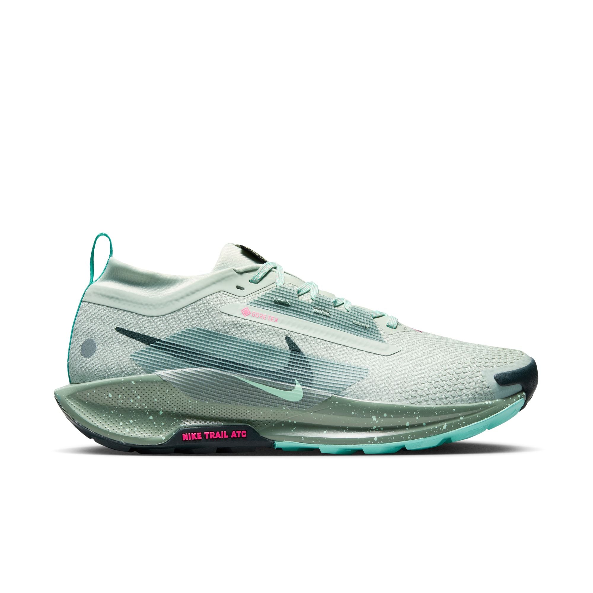 Men's React Pegasus Trail 5 GORE-TEX (013 - Light Silver/Seaweed