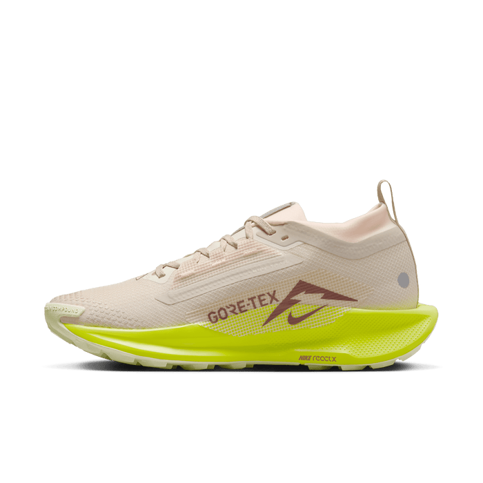 Women’s React Pegasus Trail 5 GORE-TEX (101 - Sanddrift/Dark Pony-Cyber-Life Lime)