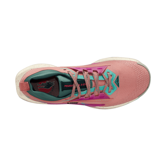 Women’s React Pegasus Trail 5 GORE-TEX (600 - Red Stardust/GreenFrost-Bicoastal)