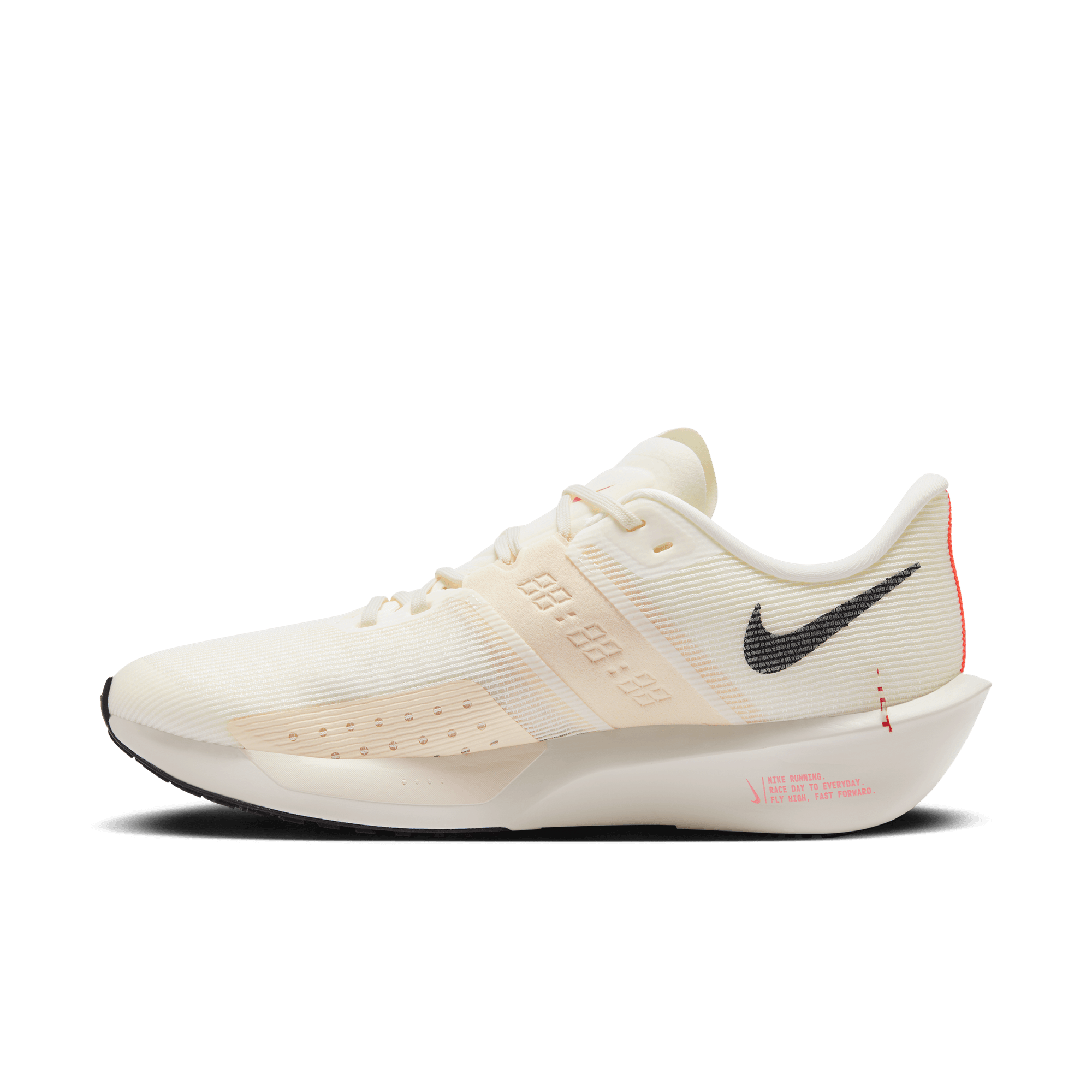 nike running zoom rival fly trainers in white