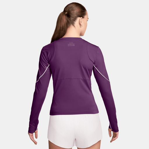 Nike pink long sleeve running top online