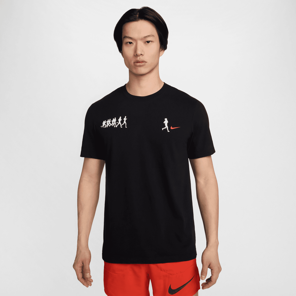 Men s Dri FIT Running T Shirt 010 Black TC Running Co