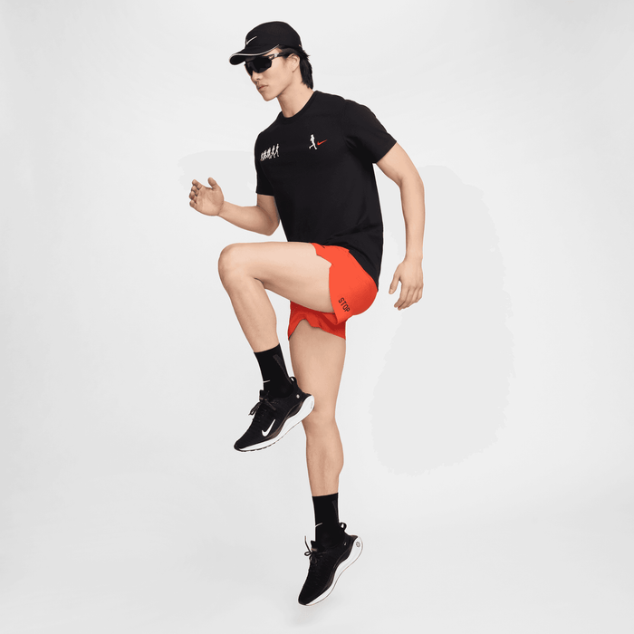 Nike Men s Dri Fit Running T Shirt Black XL