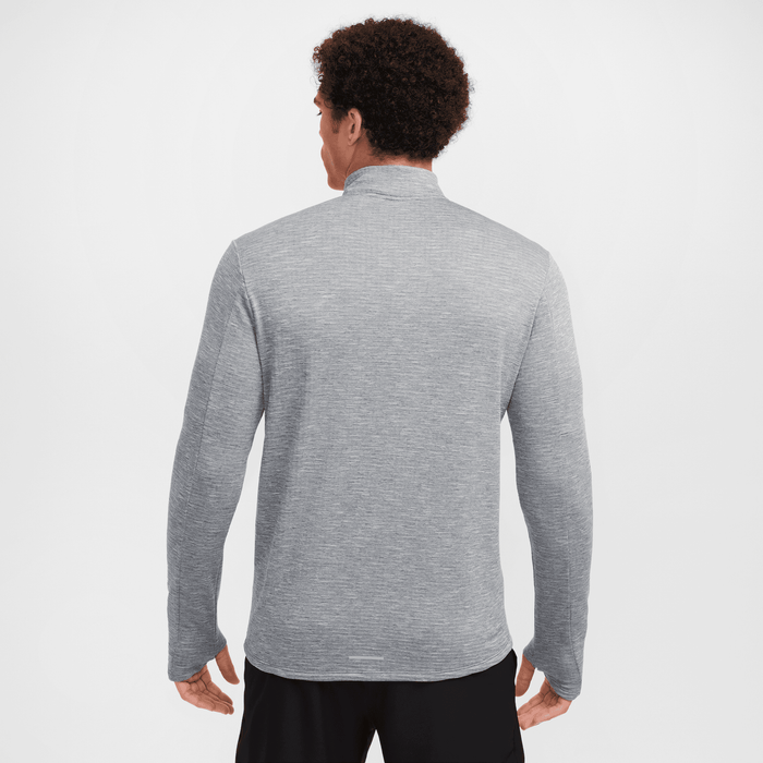 Men's Therma-FIT Nike Element Water-Repellent 1/2-Zip Running Top (084 - Smoke Grey/Light Smoke Grey/Reflective Silver)