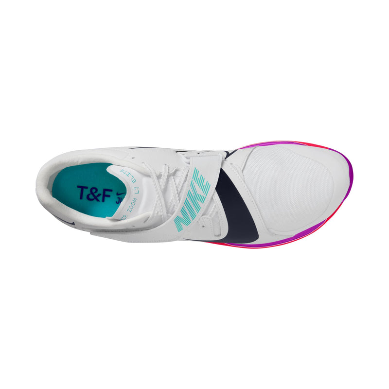 Unisex Air Zoom Long Jump Elite (101 - White/Obsidian-Bright Crimson)