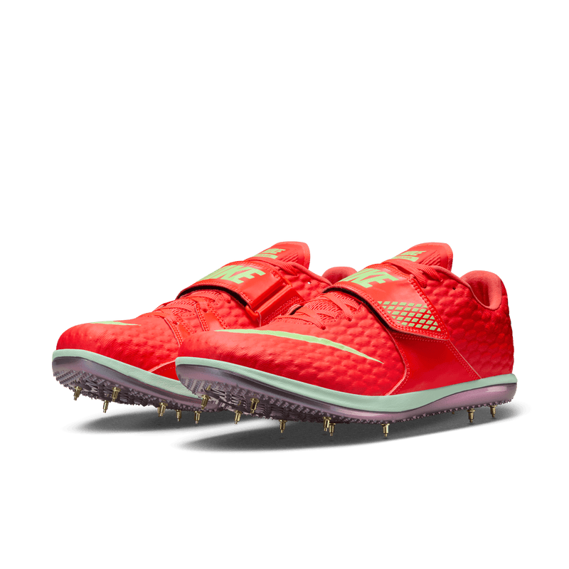Unisex High Jump Elite (600 - Bright Crimson/Washed Coral-Hyper Orange)