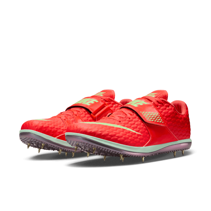 Unisex High Jump Elite (600 - Bright Crimson/Washed Coral-Hyper Orange)