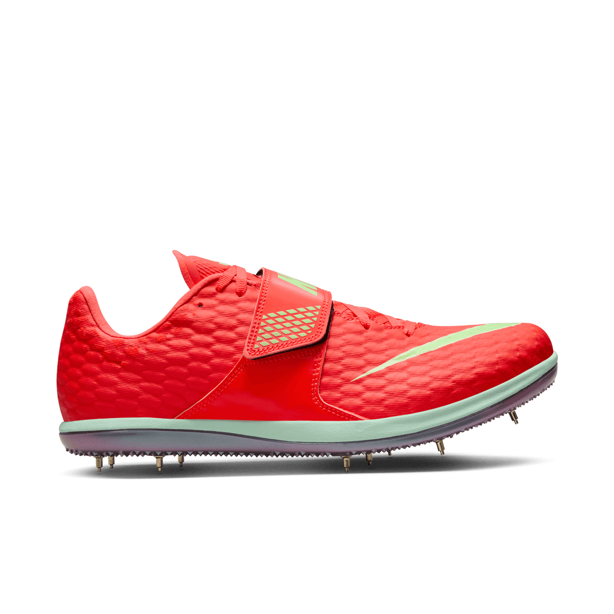 Nike Zoom High Jump‎ Elite Track Spikes Men 9 Bright Crimson FZ9636-600 New Nike Zoom HJ High Jump Elite Bright Crimson Men Size 9.5  main image 4