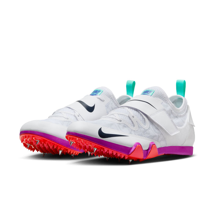 Unisex Pole Vault Elite (101 - White/Obsidian-Teal Tint-Fire Pink)