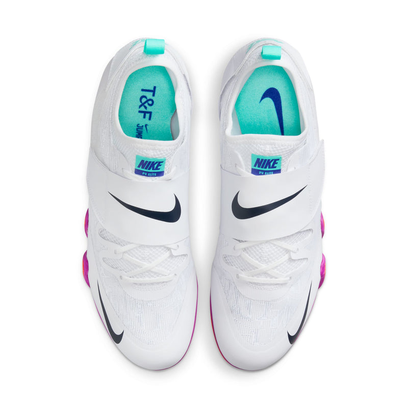 Unisex Pole Vault Elite (101 - White/Obsidian-Teal Tint-Fire Pink)